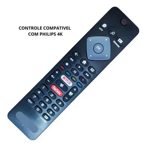 Control Remoto FBG para Smart TV Philips LED 4K RC4154301 Netflix YouTube - Stock disponible