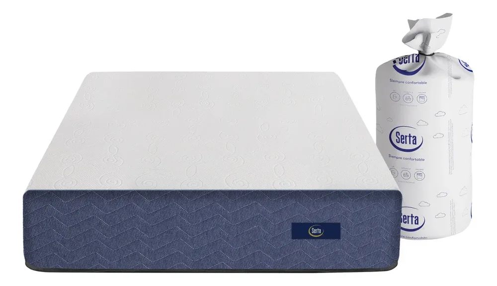 Colchon Colchón de Espuma 1 plaza Serta Benton 190 cm x 80 cm - Stock disponible - Casa y Jardín