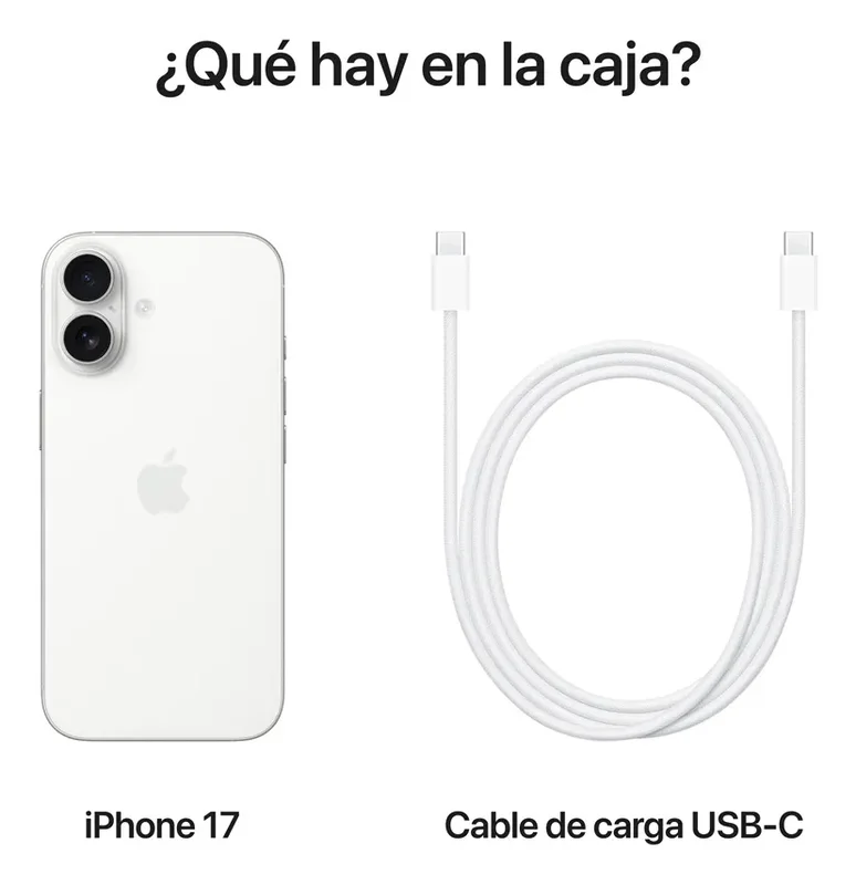 Apple iPhone 17 (256 GB) - Blanco - Distribuidor Autorizado - Stock disponible - Telecomunicaciónes