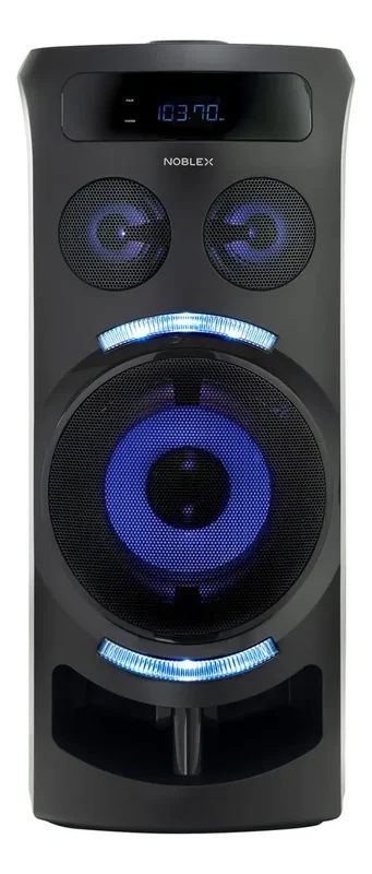 Bateria Torre de Sonido Noblex MNT290 Bluetooth Efectos de Voz y Luces LED Negro - Stock disponible - Electrónica
