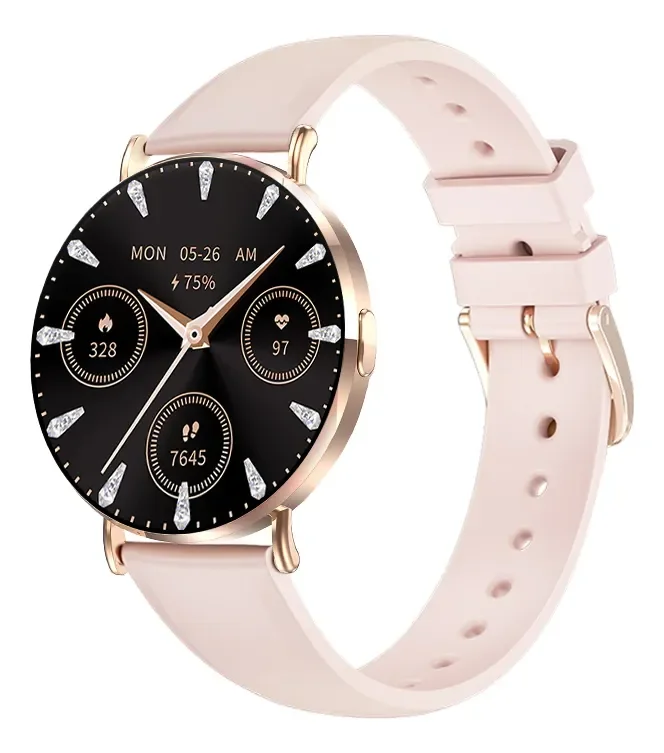 Reloj Inteligente Bleck Viva Slim Elegante Mujer Dorado Gold Rosa Dorado Rosa Dorado Rosa Dorado - Stock disponible - Electrónica