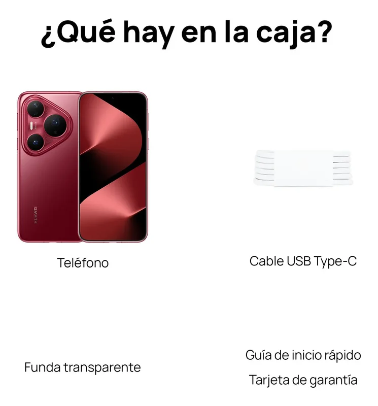 Celular HUAWEI Pura 80 Pro Smartphone 12GB+512GB, Cámara Ultra Chroma de 1 Pulgada, Cámara Macro Telefoto de Ultra Iluminación, Cancelación de Ruido con IA, Batería 5170 mAh, Rojo - Stock disponible - Telecomunicaciónes