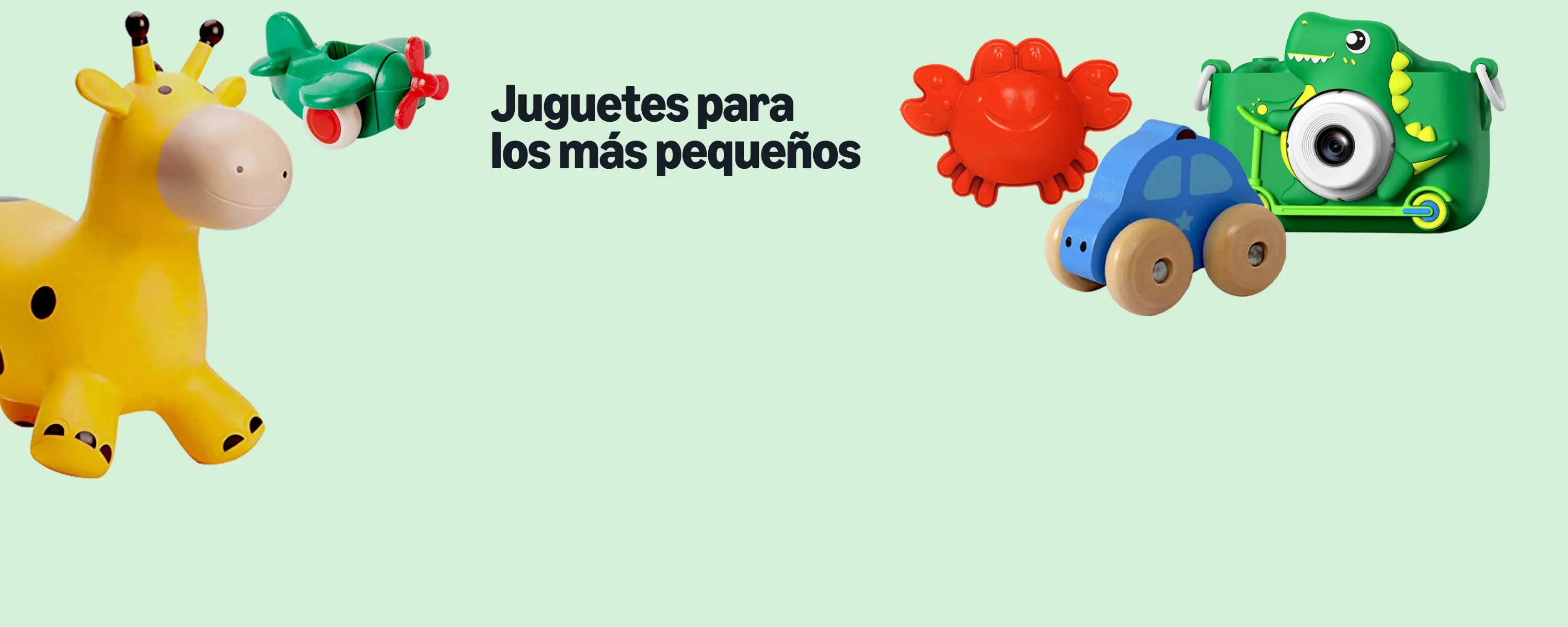 Juguetes y productos para ninos